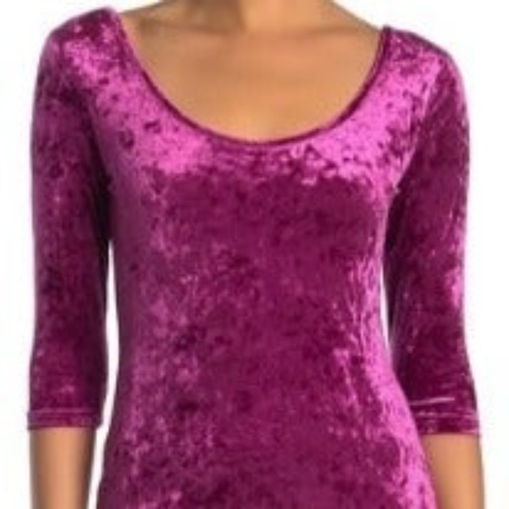 CHANCE - Short Velvet Bodycon Dress